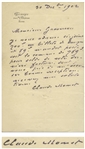 Claude Monet Autograph Letter Signed -- Monet Writes to His Wine Merchant